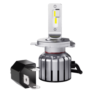 OSRAM LEDriving HLT BRIGHT, ampoules tout-terrain H4, principalement utilisées pour les feux de croisement, les feux de route et les antibrouillards, 64196DWBRT-2HFB, 24 V, 6000 K, boîte pliable (2 pièces)