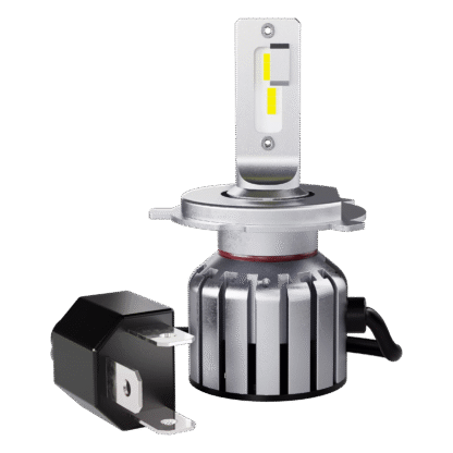 OSRAM LEDriving HLT BRIGHT, ampoules tout-terrain H4, principalement utilisées pour les feux de croisement, les feux de route et les antibrouillards, 64196DWBRT-2HFB, 24 V, 6000 K, boîte pliable (2 pièces)
