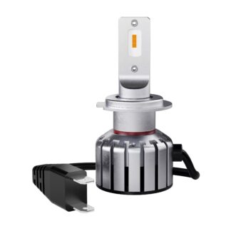 Ampoules OSRAM LEDriving HL Vintage, tout-terrain ? H7/H18, principalement utilisées pour les feux de croisement, les feux de route et les feux antibrouillard, 12 V, 2 700 K, boîtier métallique (2 pièces).