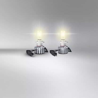 Ampoules OSRAM LEDriving HL Vintage, tout-terrain ? H7/H18, principalement utilisées pour les feux de croisement, les feux de route et les feux antibrouillard, 12 V, 2 700 K, boîtier métallique (2 pièces). – Image 4