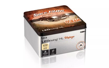Ampoules OSRAM LEDriving HL Vintage, tout-terrain ? H7/H18, principalement utilisées pour les feux de croisement, les feux de route et les feux antibrouillard, 12 V, 2 700 K, boîtier métallique (2 pièces). – Image 5