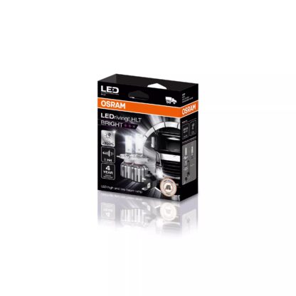 OSRAM LEDriving HLT BRIGHT, ampoules tout-terrain H4, principalement utilisées pour les feux de croisement, les feux de route et les antibrouillards, 64196DWBRT-2HFB, 24 V, 6000 K, boîte pliable (2 pièces) – Image 5