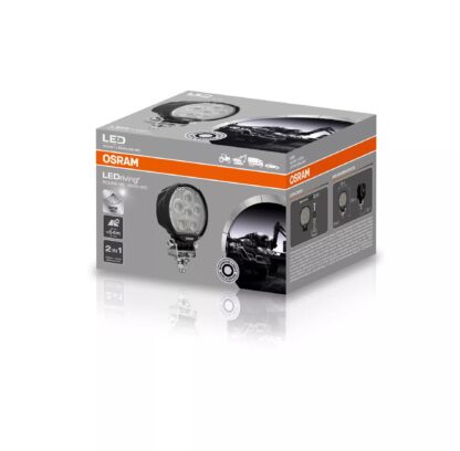 OSRAM Round WL VX100-WD, lampe de travail, 12/24 V, 6 000 K, boîte pliable (1 pièce) – Image 6