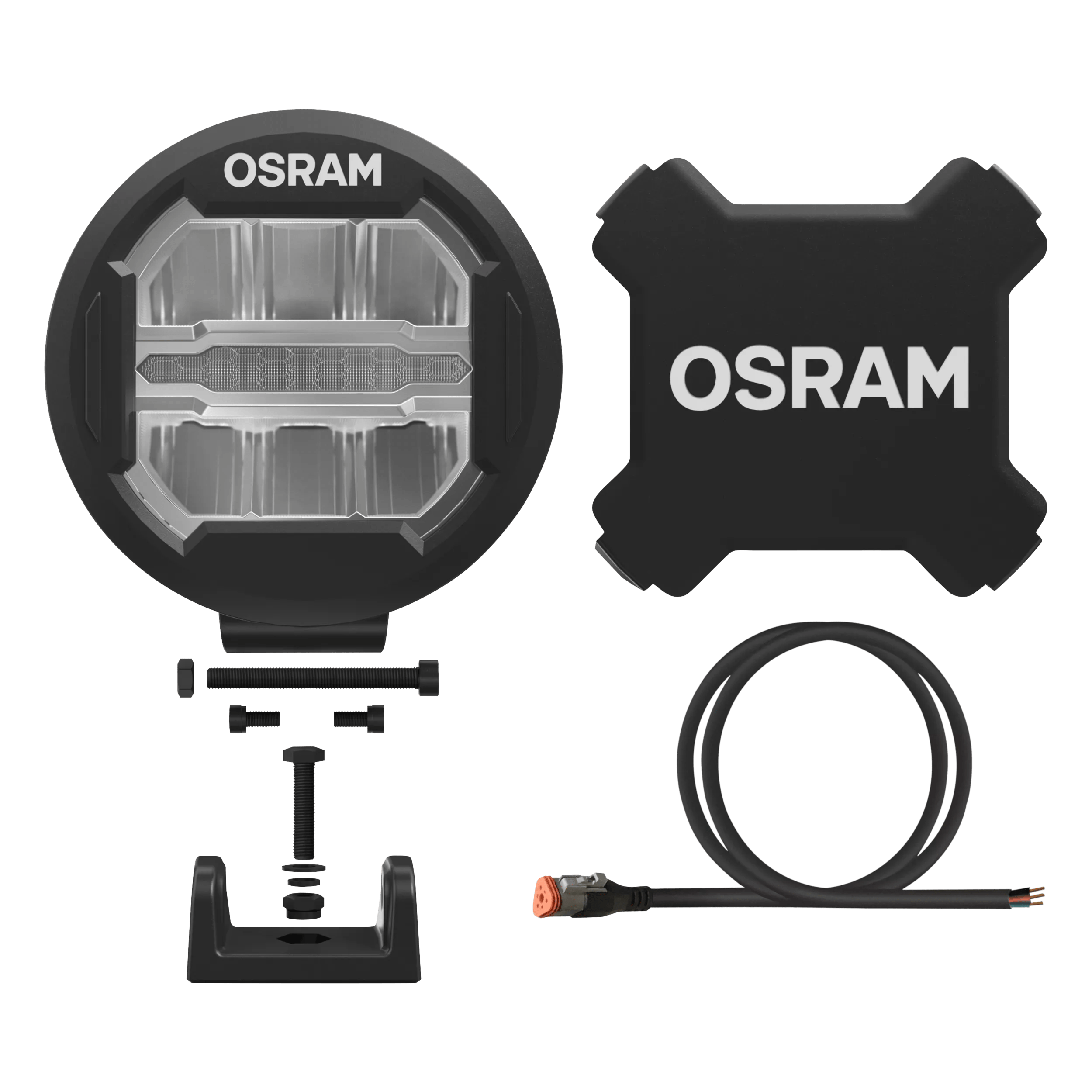 OSRAM Round MX180-CB, feu de route et de position supplémentaire, 12/24 V, 6 000 K, boîte pliable (1 pièce) – Image 2