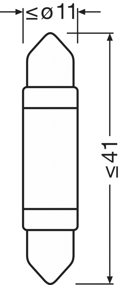 LAMPE LED LEDriving SL≜ C5W (41 mm) White 6000K ECO PACKAGING – Image 3