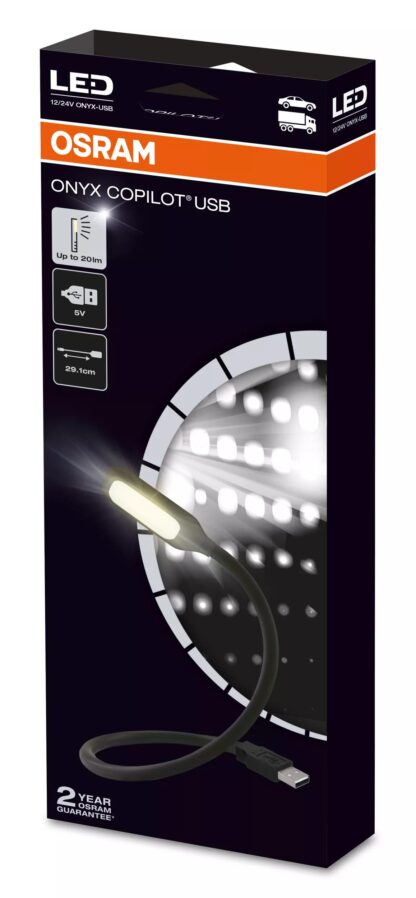 OSRAM ONYX COPILOT, Lampe de lecture LED flexible, ONYX COPILOT USB, 3200 K, BOÎTE PLIANTE (1 pièce) – Image 4