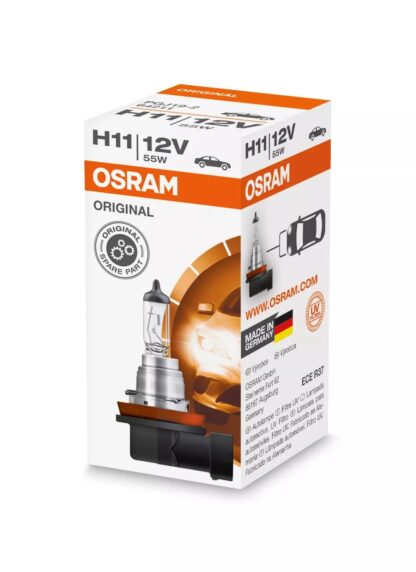 Lampe de phare halogène OSRAM ORIGINAL LINE H11, 64211, 12 V, boîte pliable (emballage écologique) (1 pièce) – Image 3