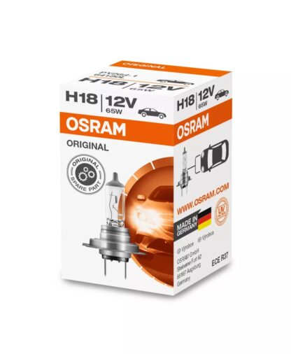 Lampe de phare halogène OSRAM ORIGINAL LINE H18, 12 V, boîte pliable (1 pièce) – Image 3