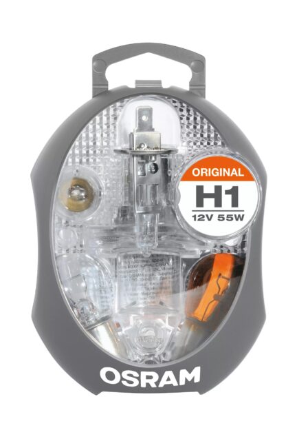 Boîte de rechange pour lampe de voiture OSRAM, Kit d'éclairage de voiture, CLK H1, BOÎTIER POUR LAMPE DE VOITURE (1 pièce) – Image 2