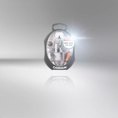 Boîte de rechange pour lampes de voiture OSRAM, Kit d'éclairage de voiture, CLK H7, BOÎTE POUR LAMPES DE VOITURE (1 pièce)