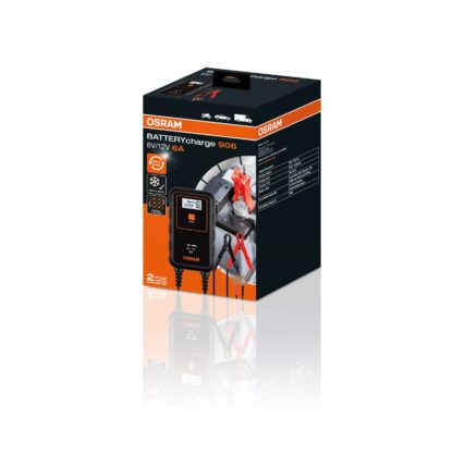 Chargeur de batterie intelligent OSRAM BATTERY, boîte pliable (1 pièce) – Image 7