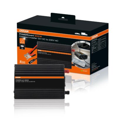 POWERinvert Modified Sine Wave Inverter 12V DC 500W – Image 2