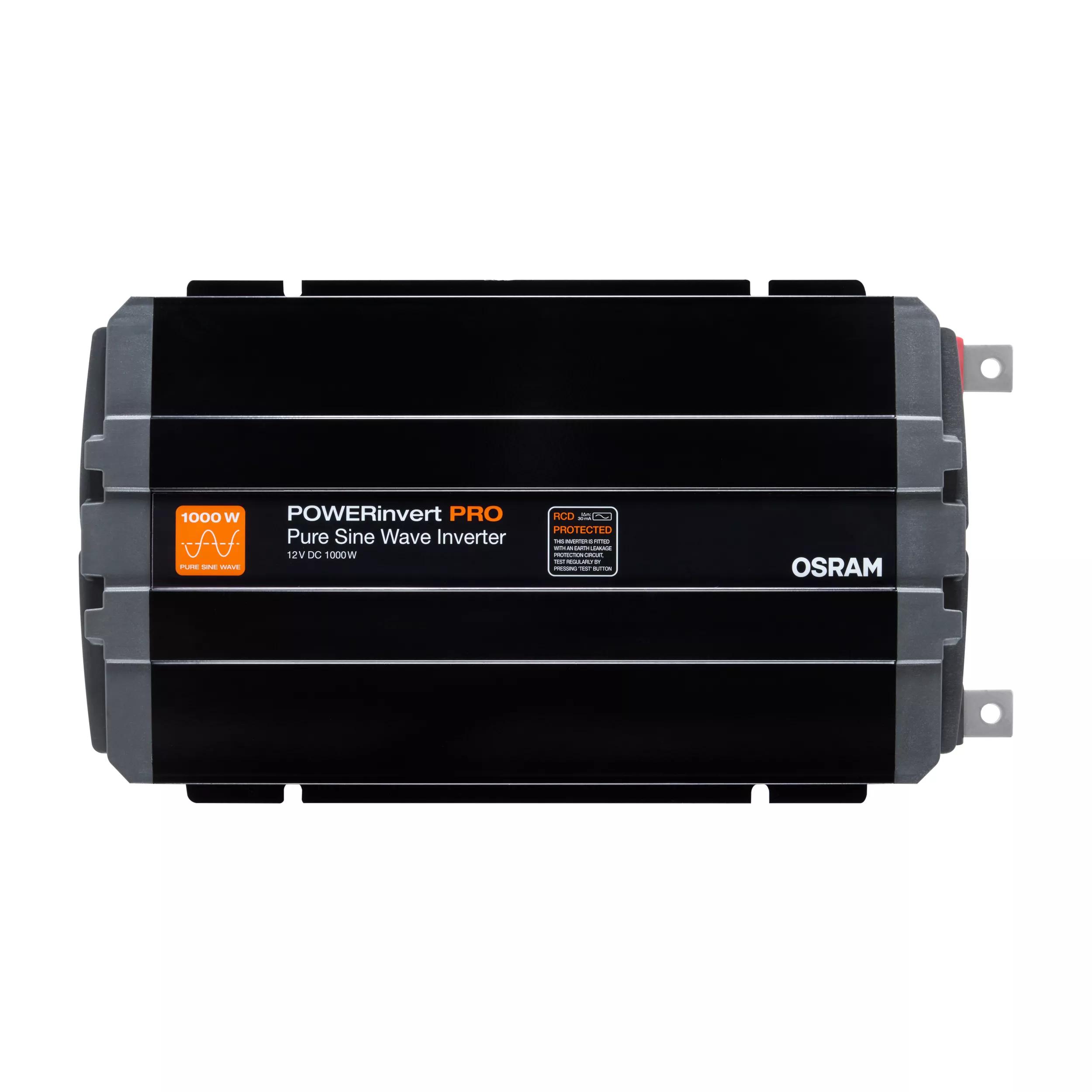 Onduleur sinusoïdal pur POWERinvert PRO OEINVPAR10 12 V CC 1 000 W RCD – Image 3