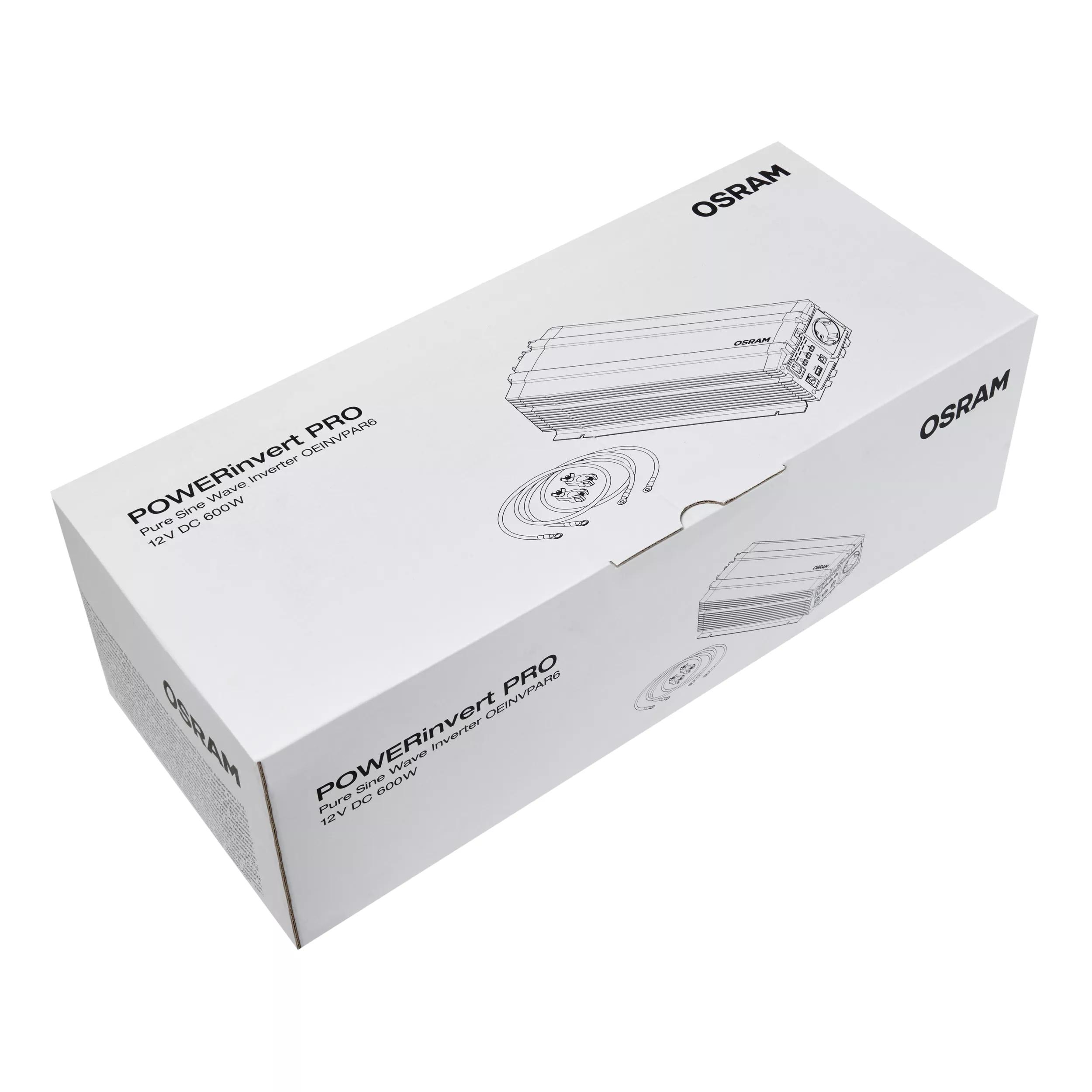Onduleur sinusoïdal pur POWERinvert PRO OEINVPAR6 12 V CC 600 W RCD – Image 7