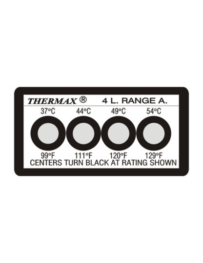 Ruban thermomètre 4 températures THERMAX