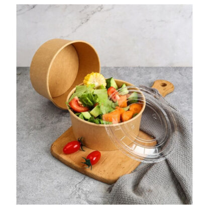 Bol à Salade Kraft - 1300 ml - Lot de 50 – Image 9