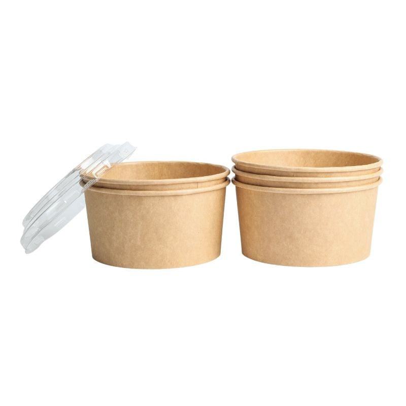 Bol à Salade Kraft - 1000 ml - Lot de 50 – Image 6