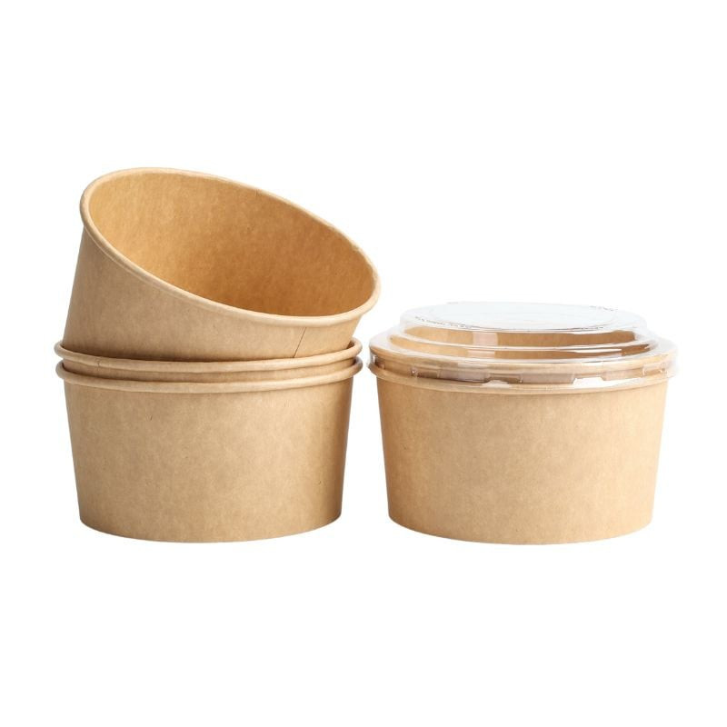 Bol à Salade Kraft - 1000 ml - Lot de 50 – Image 8