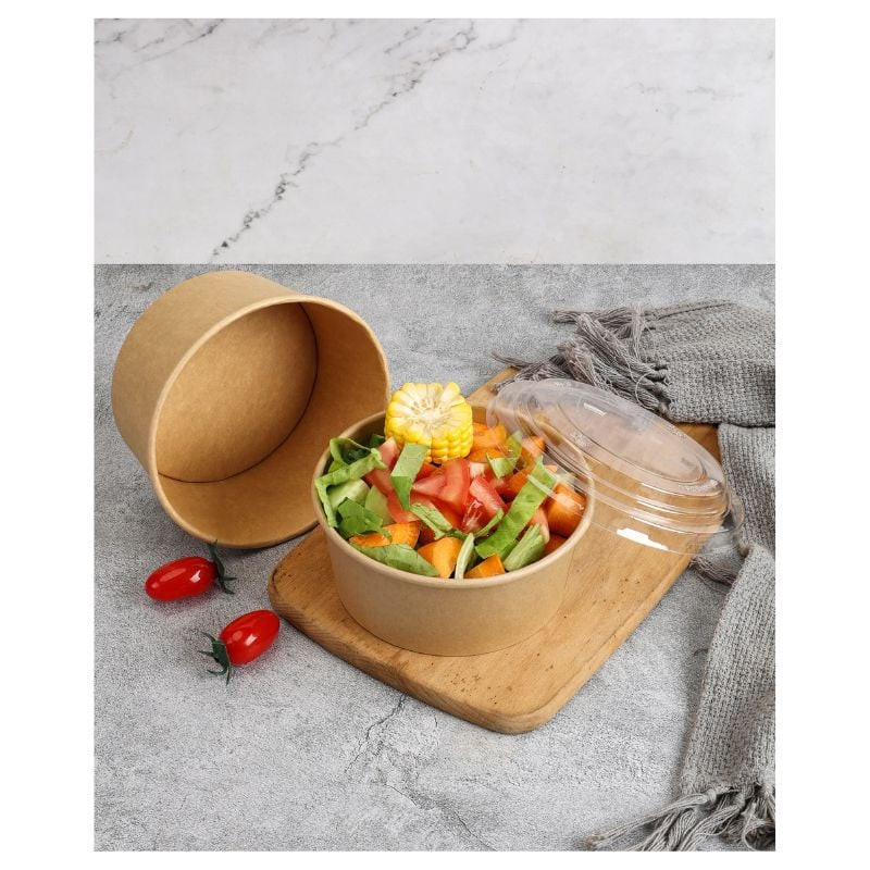 Bol à Salade Kraft - 1000 ml - Lot de 50 – Image 10
