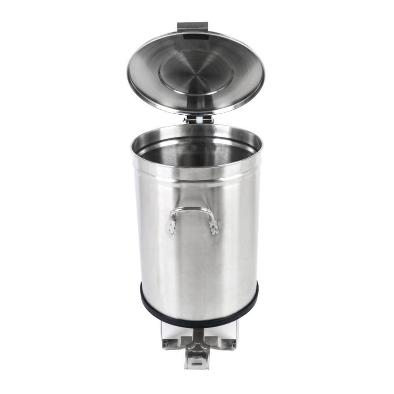 Poubelle Inox avec Pédale - 100 L – Image 3