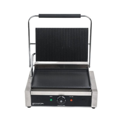 Grill Panini Grande Surface Rainurée/Lisse – Image 2