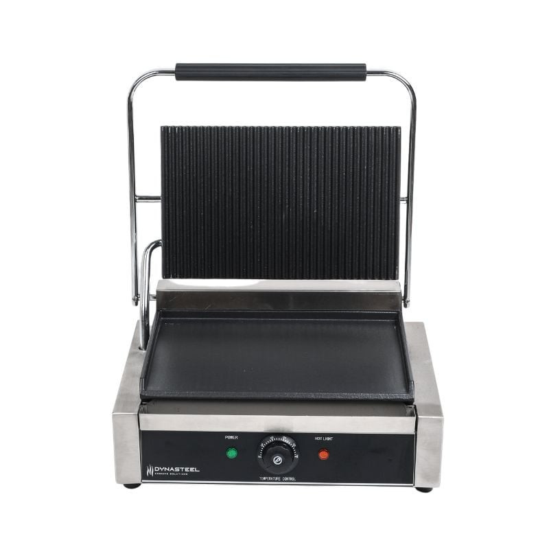 Grill Panini Grande Surface Rainurée/Lisse – Image 2