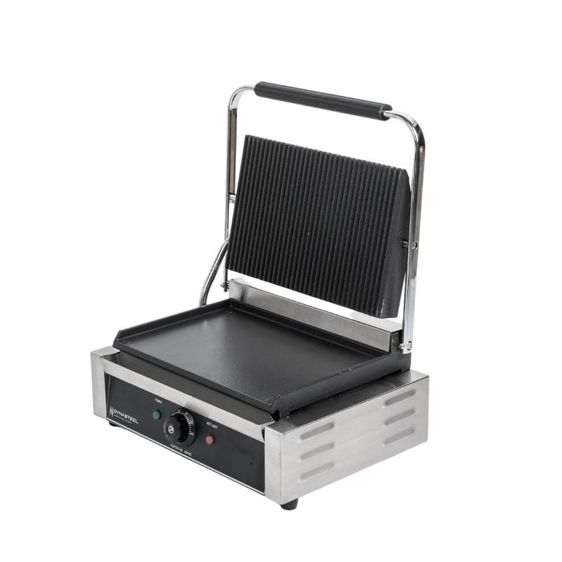 Grill Panini Grande Surface Rainurée/Lisse – Image 4