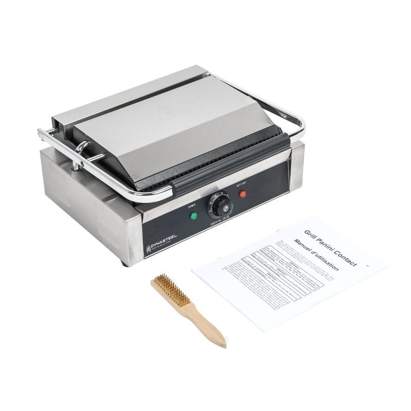 Grill Panini Grande Surface Rainurée/Lisse – Image 6