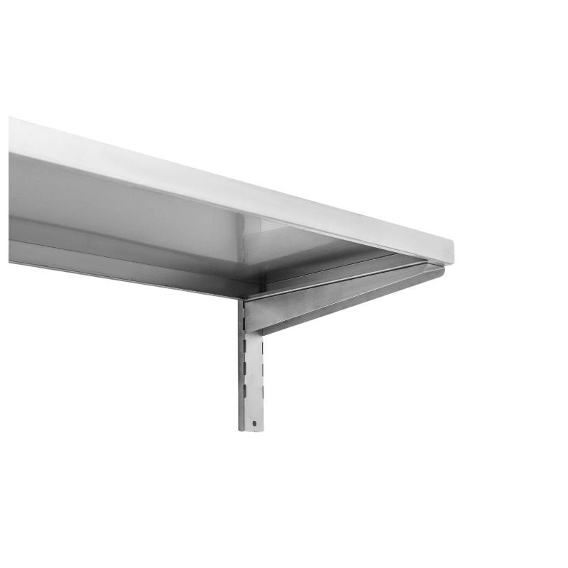 Etagère Murale en Inox sur Crémaillères - L 1000 x P 400 mm – Image 5