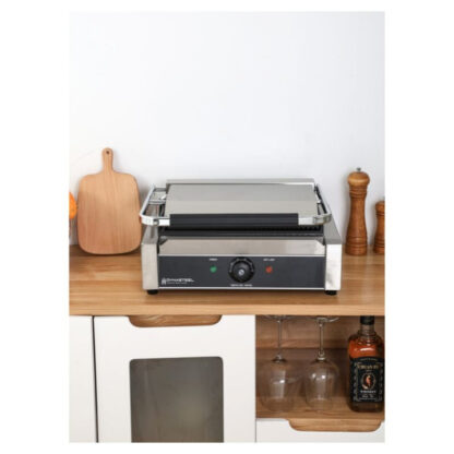 Grill Panini Grande Surface Rainurée/Lisse – Image 7