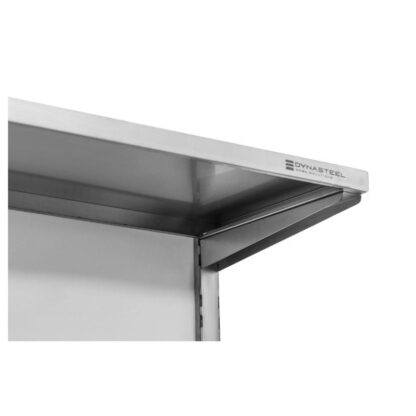 Etagère Murale en Inox sur Crémaillères 2 Niveaux - L 1000 x P 400 mm – Image 4