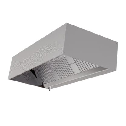 Hotte Cubique 1100 avec Led et Sans Moteur - Longueur 1800
