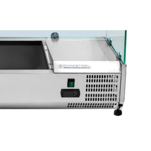 Saladette Réfrigérée à Poser Vitrée - 6 x GN 1/4