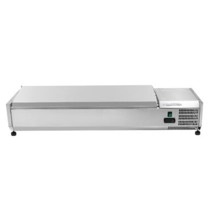 Saladette Réfrigérée à Poser Couvercle Inox - 6 x GN 1/4 – Image 6