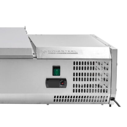 Saladette Réfrigérée à Poser Couvercle Inox - 3 x GN 1/3 + 1 x GN 1/2 – Image 3