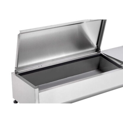 Saladette Réfrigérée à Poser Couvercle Inox - 3 x GN 1/3 + 1 x GN 1/2 – Image 5