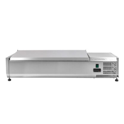 Saladette Réfrigérée à Poser Couvercle Inox - 3 x GN 1/3 + 1 x GN 1/2 – Image 8