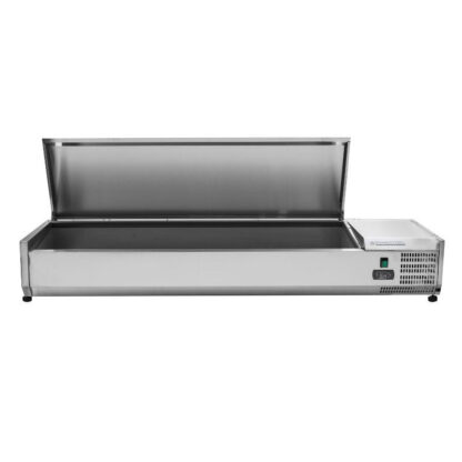 Saladette Réfrigérée à Poser Couvercle Inox - 7 x GN 1/3 – Image 3