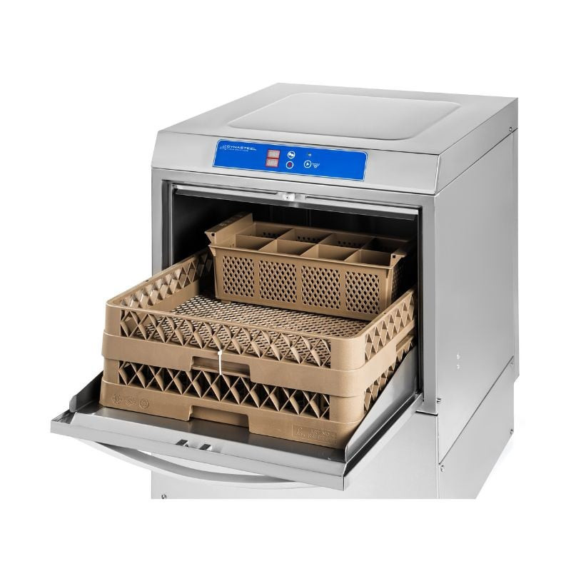 Lave-Vaisselle Professionnel avec Doseur de Liquide de Rinçage et Détergent et Pompe de Vidange - 50 x 50 cm – Image 6
