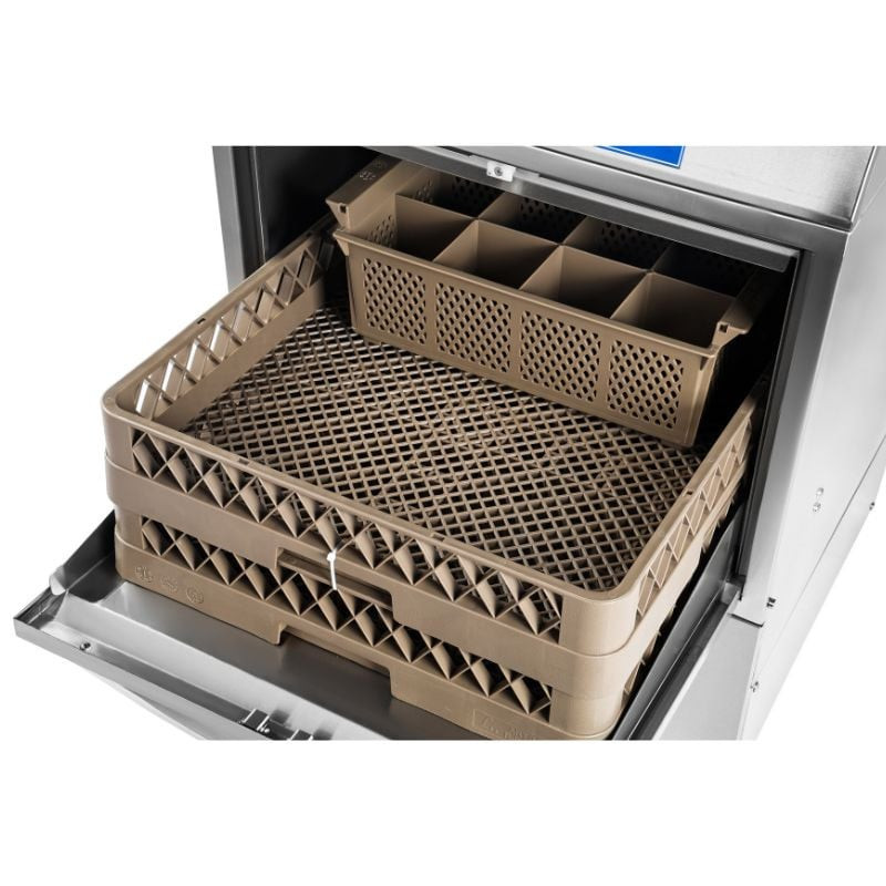 Lave-Vaisselle Professionnel avec Doseur de Liquide de Rinçage et Détergent et Pompe de Vidange - 50 x 50 cm – Image 7