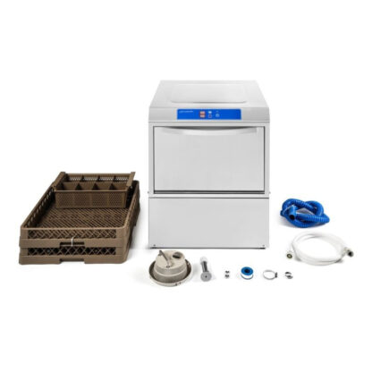 Lave-Vaisselle Professionnel avec Doseur de Liquide de Rinçage et Détergent - 50 x 50 cm – Image 11