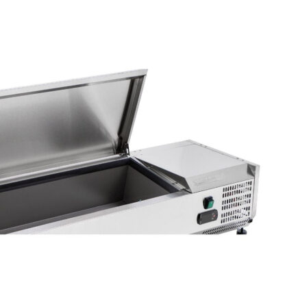 Saladette Réfrigérée à Poser Couvercle Inox - 5 x GN 1/4 – Image 3