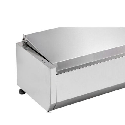 Saladette Réfrigérée à Poser Couvercle Inox - 5 x GN 1/4 – Image 4