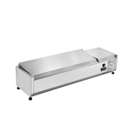 Saladette Réfrigérée à Poser Couvercle Inox - 5 x GN 1/4 – Image 7