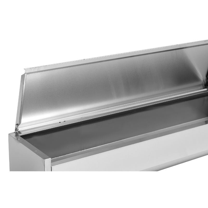 Saladette Réfrigérée à Poser Couvercle Inox - 7 x GN 1/4 – Image 3