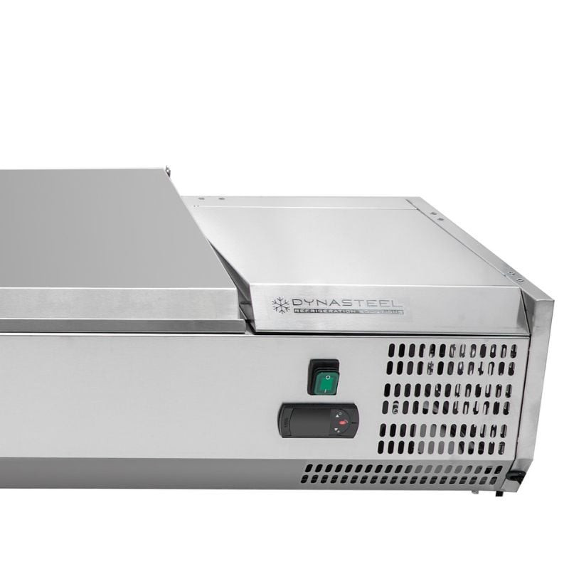 Saladette Réfrigérée à Poser Couvercle Inox - 9 x GN 1/3 – Image 2