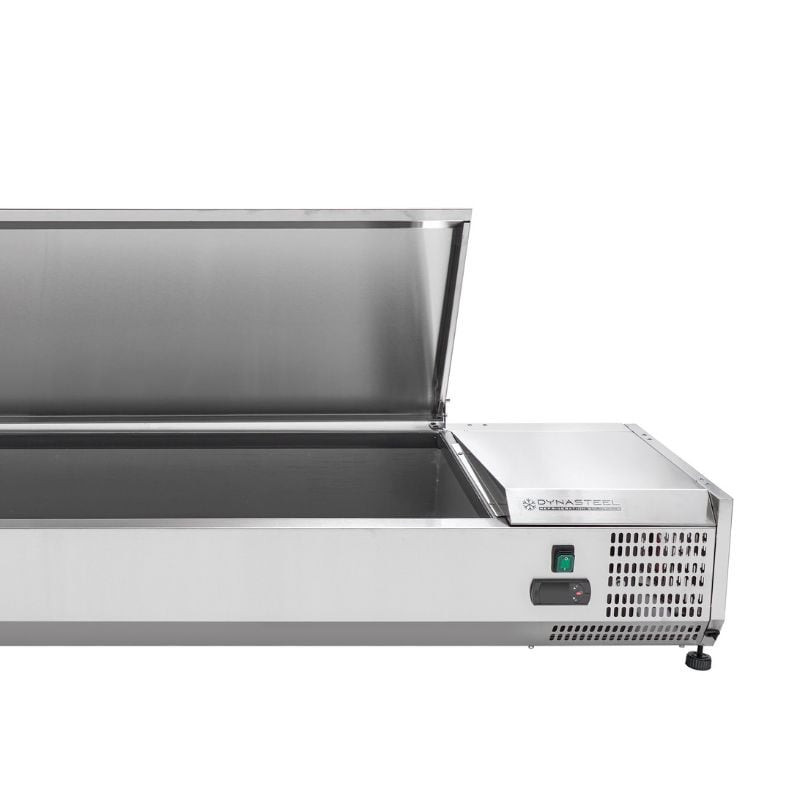 Saladette Réfrigérée à Poser Couvercle Inox - 9 x GN 1/3 – Image 3