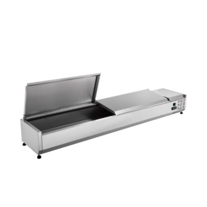 Saladette Réfrigérée à Poser Couvercle Inox - 9 x GN 1/3 – Image 6