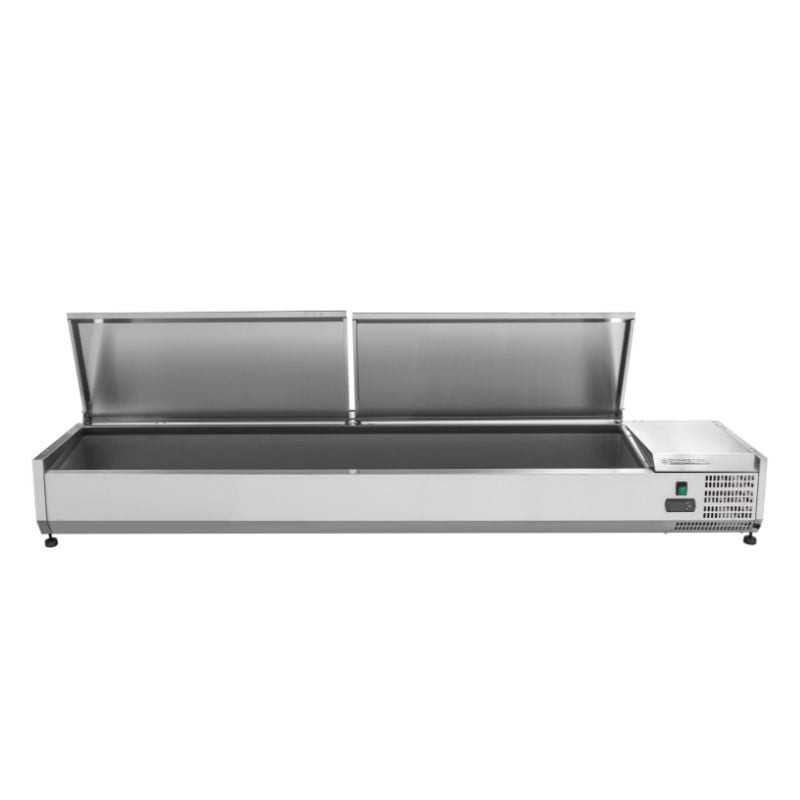 Saladette Réfrigérée à Poser Couvercle Inox - 9 x GN 1/3 – Image 8