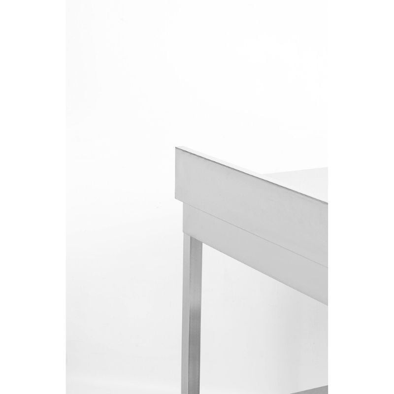 Table Inox avec Dosseret et Etagère - 800 x 600 mm – Image 6